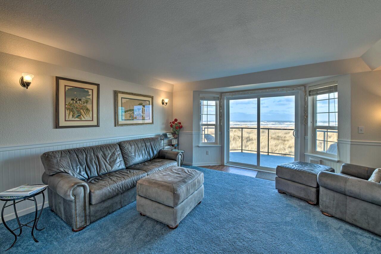 Eagles View Condo In Ocean Shores With 3 Balconies Extérieur photo