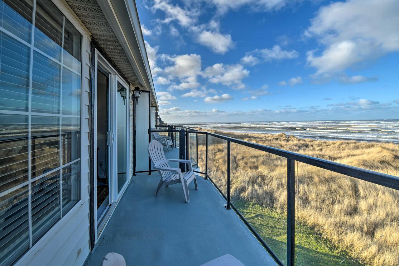 Eagles View Condo In Ocean Shores With 3 Balconies Extérieur photo